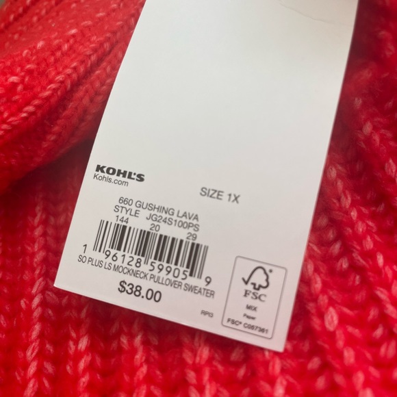 Gorgeous Mock Neck Pullover Sweater - Picture 2 of 5